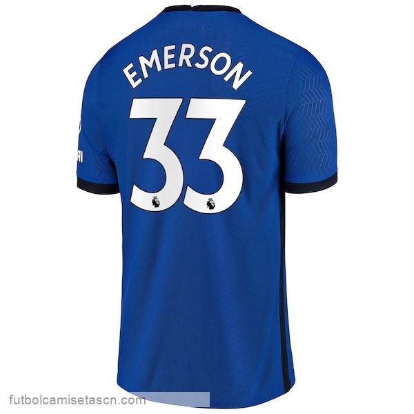 Camiseta Chelsea NO.33 Emerson 1ª 2020/21 Azul